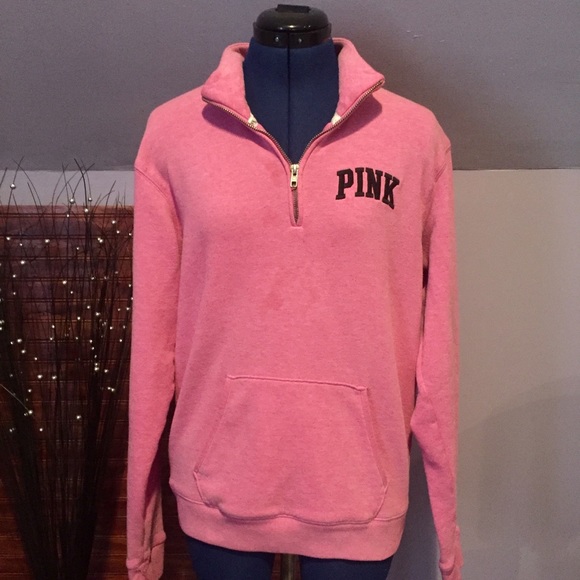 PINK Victoria's Secret Tops - SALE 🌈 PINK VS Pink Quarter Zip Sweatshirt